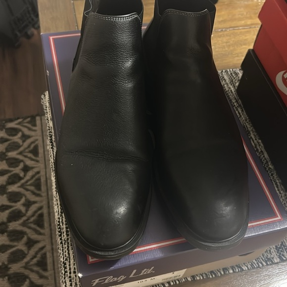 Flag Ltd. Nappa glove waterproof Black Dyer Chelsea boots size 10.5 M with box - Picture 5 of 7